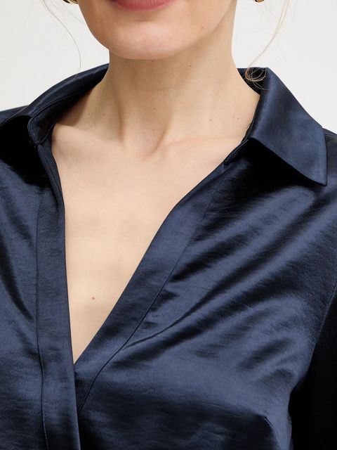 Guess body LEAH damska kolor granatowy gładka W5BH68 W2612