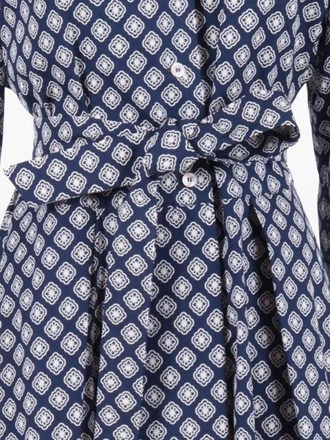 Weekend Max Mara printed belted dress - Blue - zdjęcie produktu nr 2