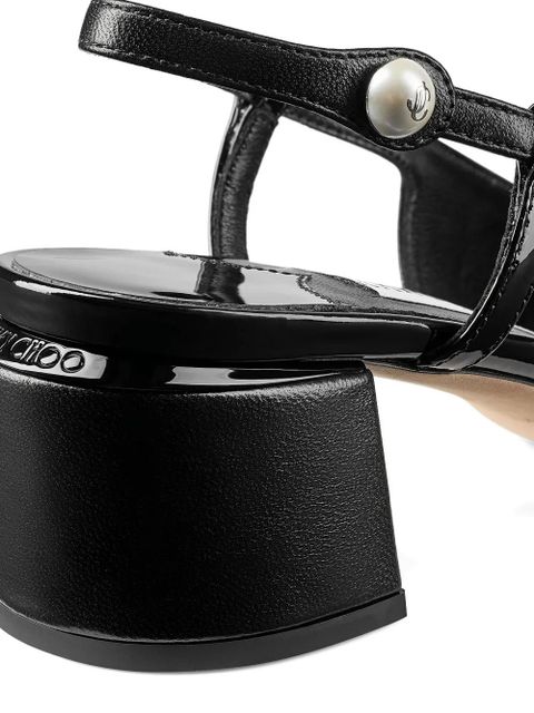 Jimmy Choo 45mm Elisa sling-back pumps - Black