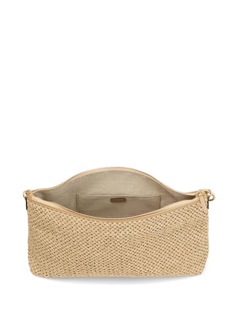 Jimmy Choo Callie zip fastening shoulder bag - Neutrals