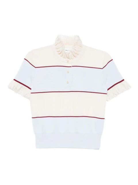 Alexander McQueen striped top - Neutrals
