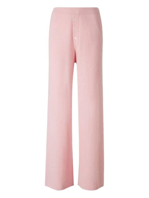 Guest In Residence elastic-waistband knitted trousers - Pink - zdjęcie produktu nr 1