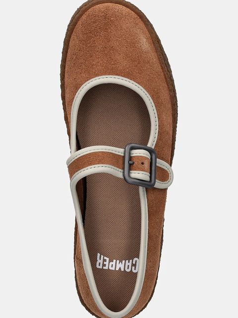 Camper baleriny zamszowe Peu Terreno kolor brązowy K201825-003 - zdjęcie produktu nr 2