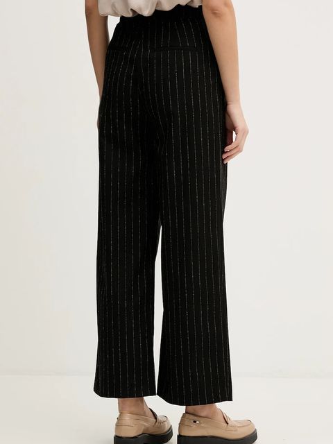 United Colors of Benetton spodnie damskie kolor czarny proste high waist 4TUDDF0AF - zdjęcie produktu nr 2