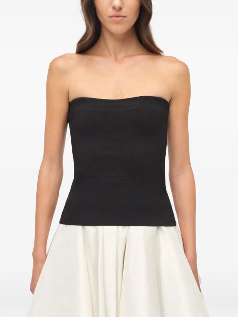 Simkhai Isabelle off-shoulder mini dress - Black