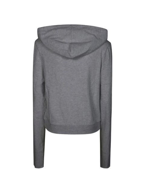 ENTIRE STUDIOS zip-up cropped cotton hoodie - Grey - zdjęcie produktu nr 2