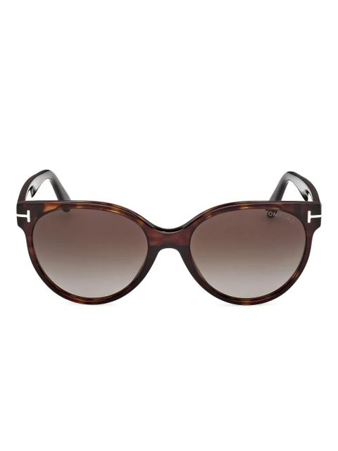 TOM FORD Eyewear round-frame sunglasses - Brown - zdjęcie produktu nr 1