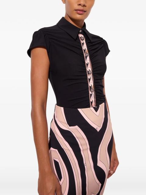 PUCCI drape detail blouse - Black - zdjęcie produktu nr 1