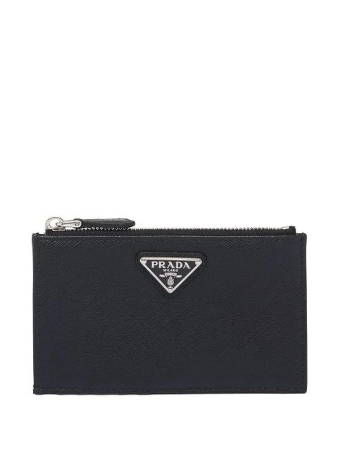 Prada Saffiano leather card-holder purse - Black - zdjęcie produktu nr 1