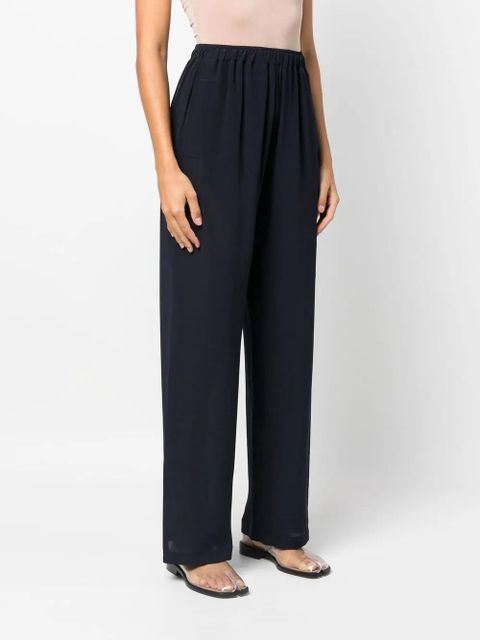 Vivienne Westwood wide-leg high-waisted trousers - Blue - zdjęcie produktu nr 2