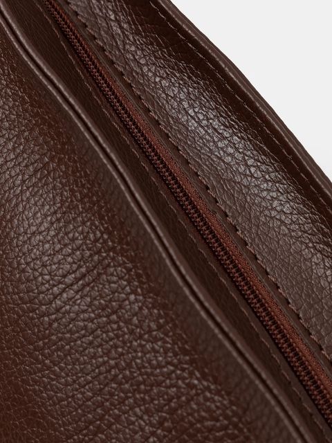 Answear.LAB torebka skórzana kolor brązowy