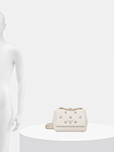 Guess torebka EVERLEE kolor biały HWEG86 79210