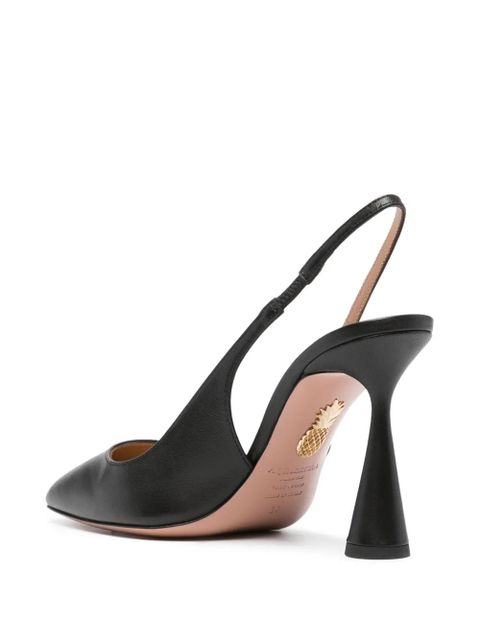 Aquazzura Amore 100mm leather pumps - Black