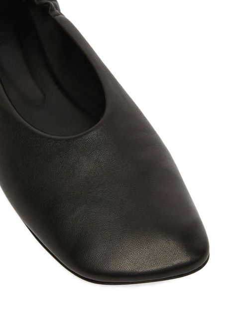 Max Mara Nuraghe chain-detail ballet flats - Black