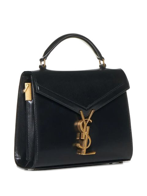 Saint Laurent mini Cassandra monogram tote bag - Black