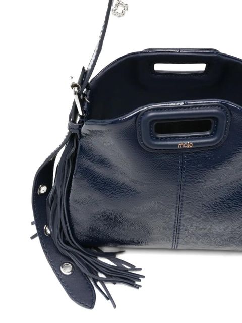 Maje Miss M fringe embellished bag - Blue