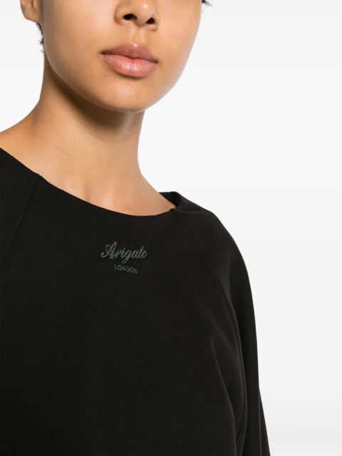 Axel Arigato Halle logo-embroidered sweatshirt - Black