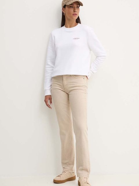 Guess Jeans bluza damska kolor biały z nadrukiem W4YQ07 KC811