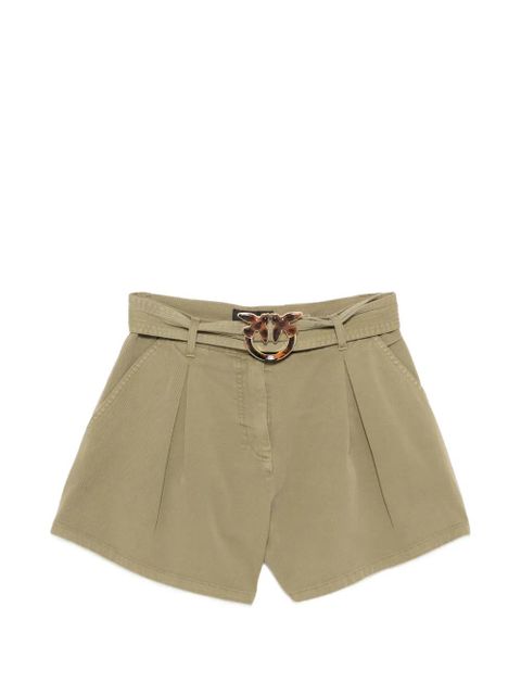 PINKO Love Birds belted shorts - Green - zdjęcie produktu nr 1
