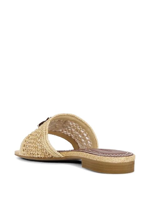 Simkhai woven logo sandals - Neutrals