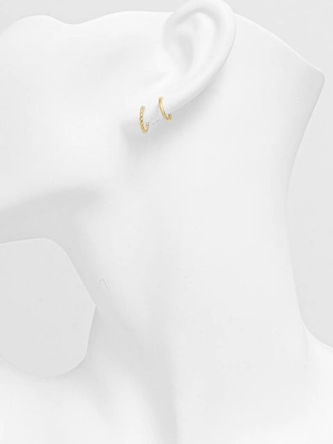 EDBLAD kolczyki pozłacane Duo Pair 2-pack 123860