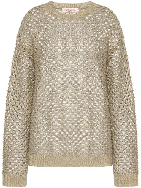 Valentino Garavani sequinned sweater - Neutrals - zdjęcie produktu nr 1
