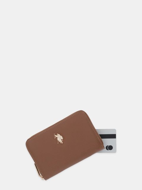 U.S. Polo Assn. portfel Jones damski kolor brązowy WEUJE8659WVP