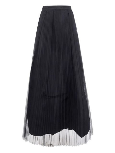 TWINSET pleated maxi skirt - Black - zdjęcie produktu nr 2