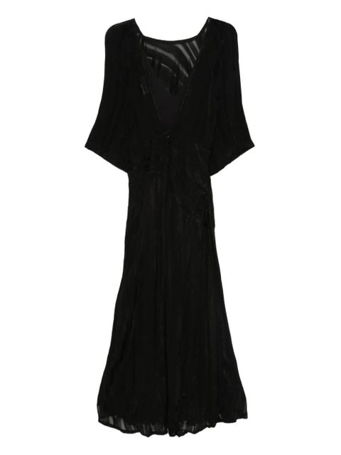 Ba&Sh Sibony pleated-panelled dress - Black - zdjęcie produktu nr 2