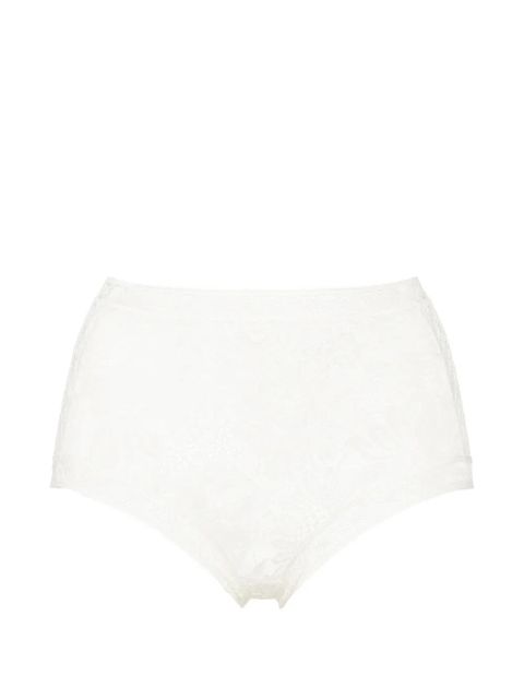 ERES Volute high-waisted lace briefs - Neutrals - zdjęcie produktu nr 1