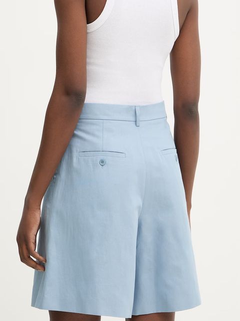 Weekend Max Mara szorty z dodatkiem lnu ECUBA - zdjęcie produktu nr 2