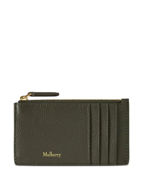 Mulberry zip-up card holder - Green - zdjęcie produktu nr 1