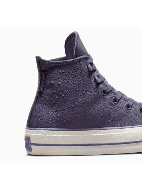 Converse trampki skórzane Chuck Taylor All Star Lift damskie kolor fioletowy A11159C