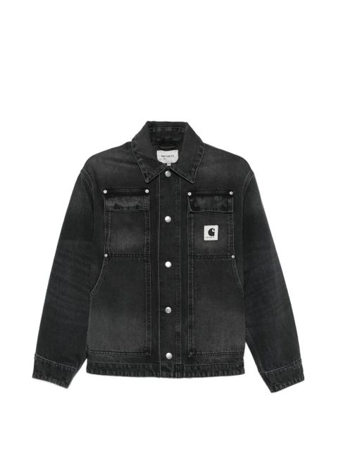 Carhartt WIP OG Arctic buttoned logo-patch jacket - Black - zdjęcie produktu nr 1