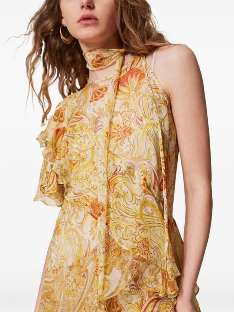 TWINSET asymmetric dress - Neutrals