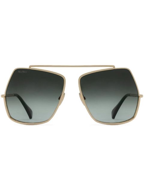 Max Mara Eyewear Elsa Petite sunglasses - Gold - zdjęcie produktu nr 1