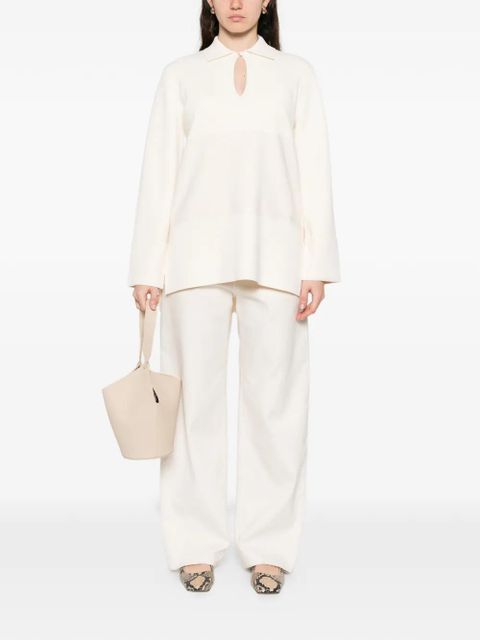 Max Mara long-sleeve polo top - Neutrals - zdjęcie produktu nr 2