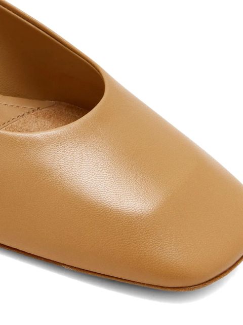 Ferragamo square-toe mules - Neutrals
