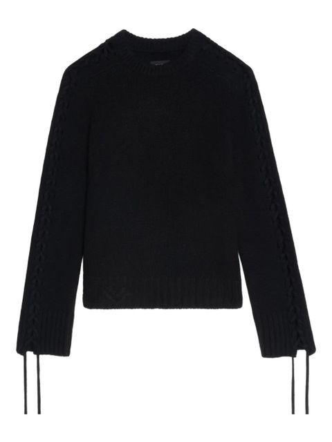 Zadig&Voltaire Malty sleeve tie sweater - Black - zdjęcie produktu nr 1