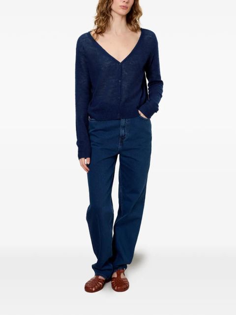 American Vintage Dumy V-neck cardigan - Blue - zdjęcie produktu nr 2