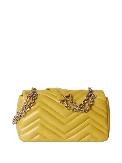 Gucci small GG Marmont chevron-quilted shoulder bag - Yellow - zdjęcie produktu nr 2