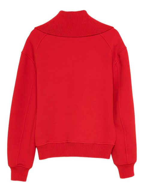 Jil Sander half-zip sweater - Red - zdjęcie produktu nr 2