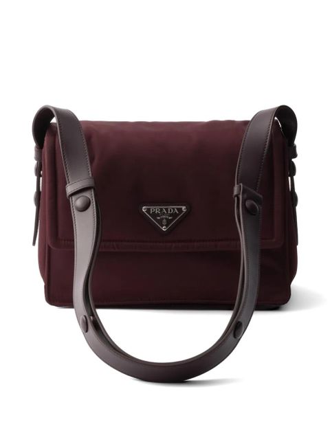 Prada Traveller small padded Re-Nylon shoulder bag - Red