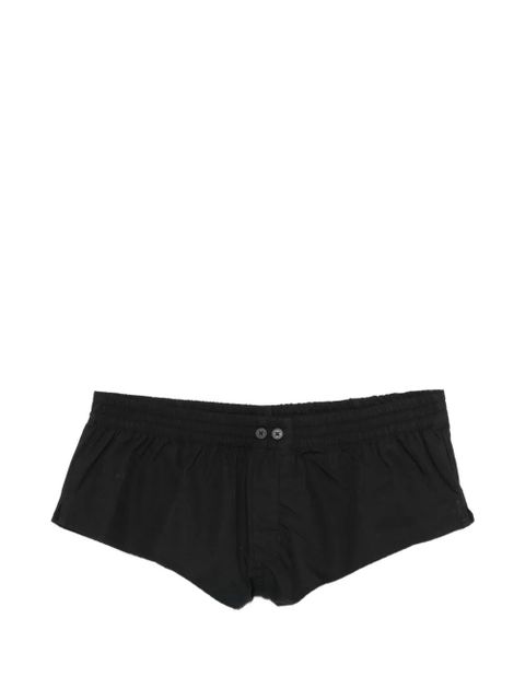 ENTIRE STUDIOS elasticated-waistband shorts - Black - zdjęcie produktu nr 1