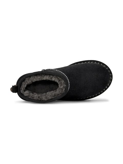 UGG śniegowce Classic Ultra Mini Biarritz kolor czarny 1171538.BLK