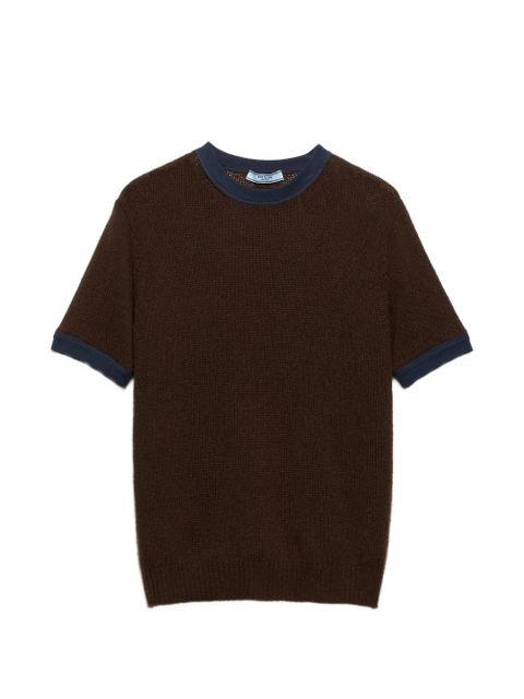 Prada short-sleeve sweater - Brown - zdjęcie produktu nr 1