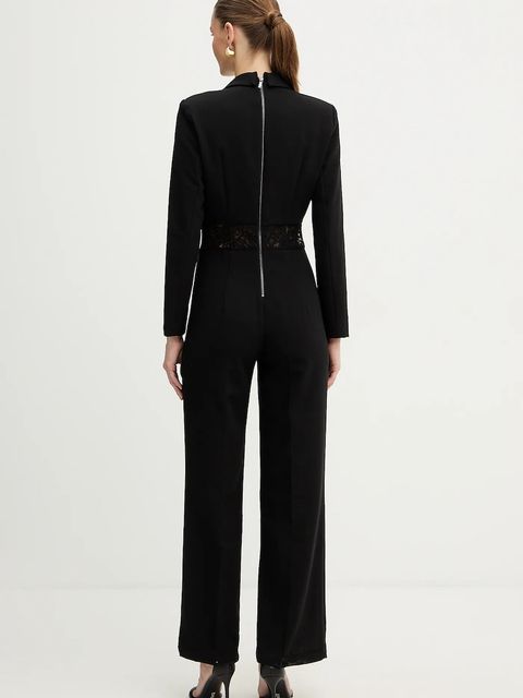 Morgan kombinezon kolor czarny koronkowy z kołnierzykiemm PCORSE