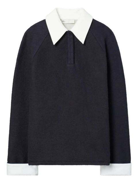 Tory Burch rugby polo top - Blue - zdjęcie produktu nr 1