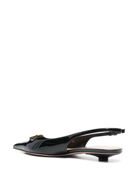 Valentino Garavani The Bold Edition VLogo 20mm ballerina shoes - Black