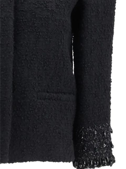 Valentino Garavani glass-embroidered jacket - Black